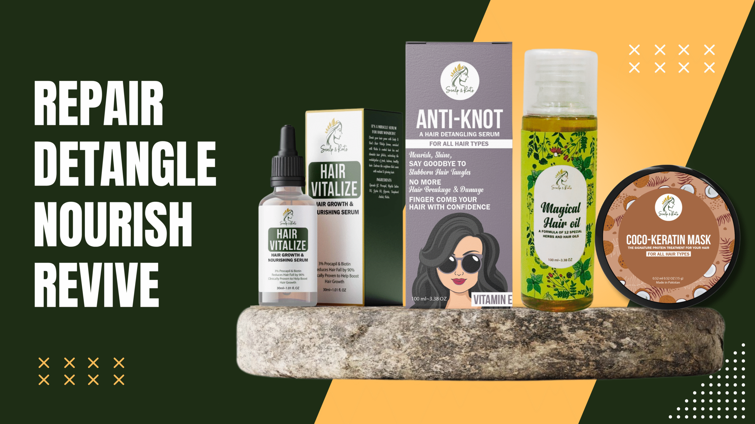 Green and Yellow Simple Clean Shoes Sale Banner